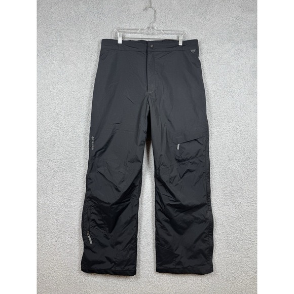 Columbia Vertex Snow Pants Mens XL Black Omni Shield Insulated Ski Snowboard - Picture 1 of 8